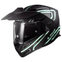 LS2 FF324 METRO EVO FIREFLY výklopná adv. helma matná-limet